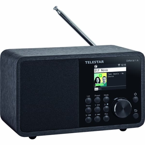 TELESTAR DIRA M 1 A EWF Kompakti mono monitoimiradio musta