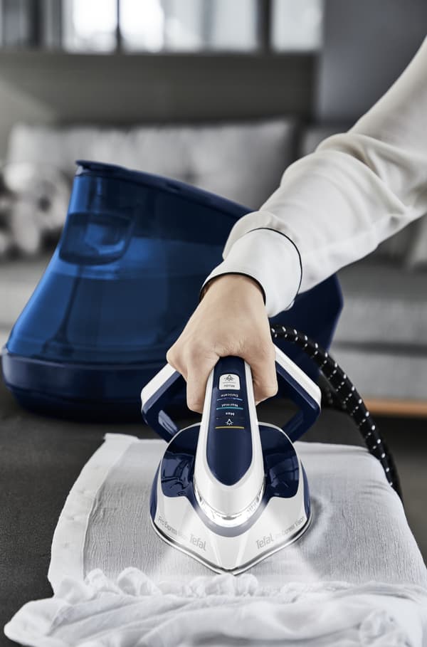 Tefal Pro Express Vision GV9812E0 damp Blå/hvit