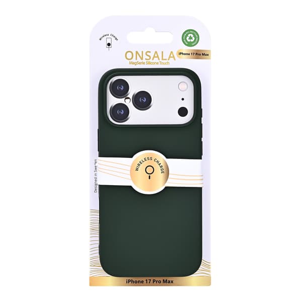 Onsala Mobilskal med Silikonkänsla Olive Green - iPhone 17 Pro Max