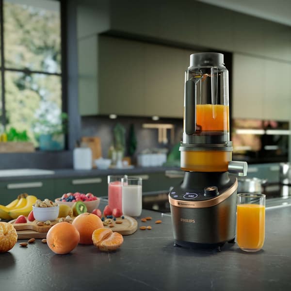 Philips Flip&Juice HR3770/00 -tehosekoitin mehulingolla