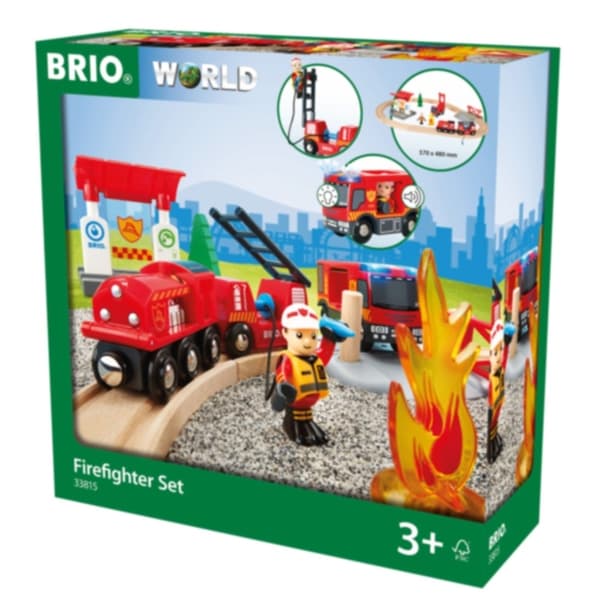 Brio 33815 Togsett med brannmannstema