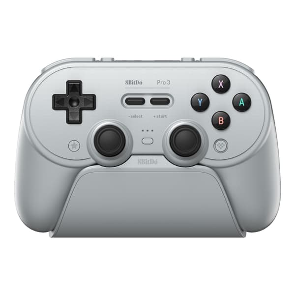 8Bitdo Pro 3 Bluetooth-spillkontroll – grå