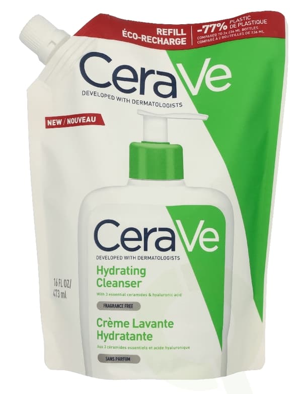 Cerave Hydrating Cleanser Eco Refill 473 ml