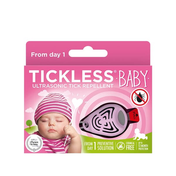 TICKLESS Flåttbeskyttelse Baby/Barn Rosa