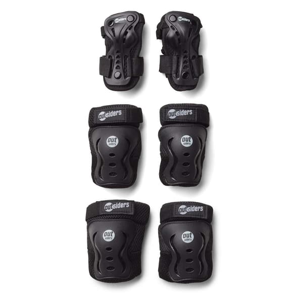 Outsiders Säkerhetsutrustning Deluxe - handled, knä, armbåge (XS)