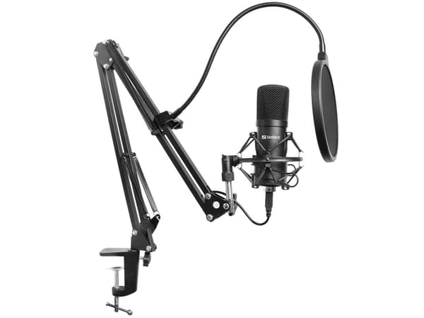 Sandberg Streamer USB-mikrofonsett