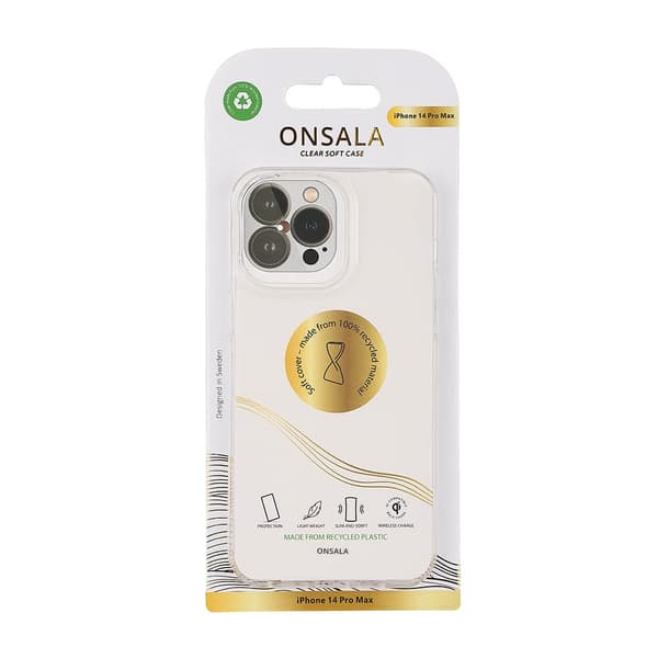 Onsala Mobilskal Återvunnen TPU Transparent - iPhone 14 Pro Max