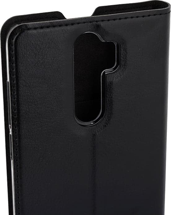 Wave BookCase skyddsfodral, Xiaomi Redmi Note 8 Pro, svart