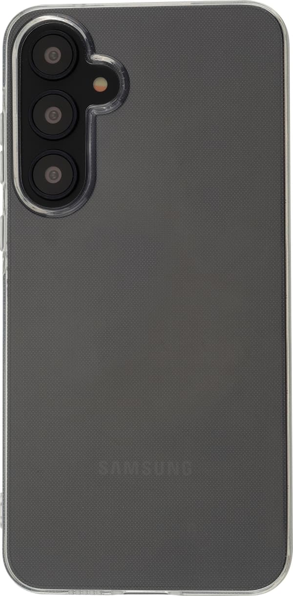 FoneKit silikonisuoja, Samsung Galaxy A55, läpinäkyvä