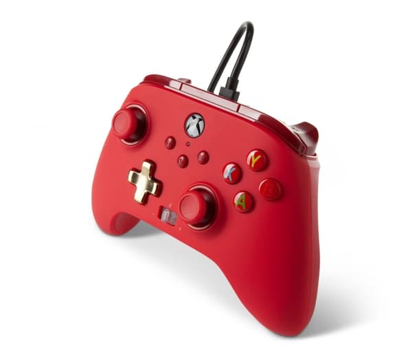PowerA Forbedret kablet controller til Xbox Series X - S - Rød