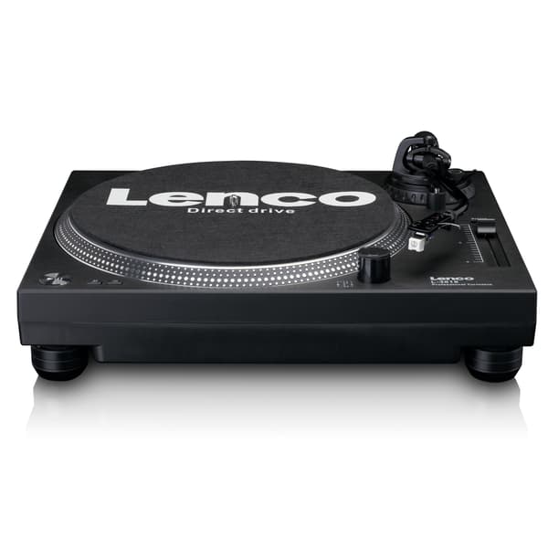 Lenco Direkte drevet platespiller med USB/PC-koding Svart