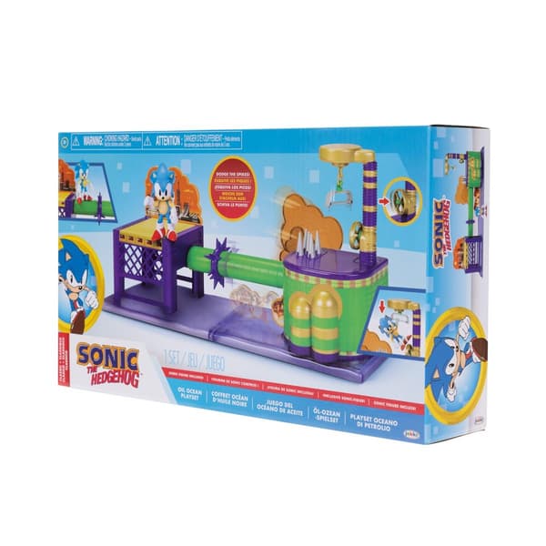 JAKKS Pacific Sonic the Hedgehog 2.5 tuuman leikkisetti Öljy Ocean (valtameri)