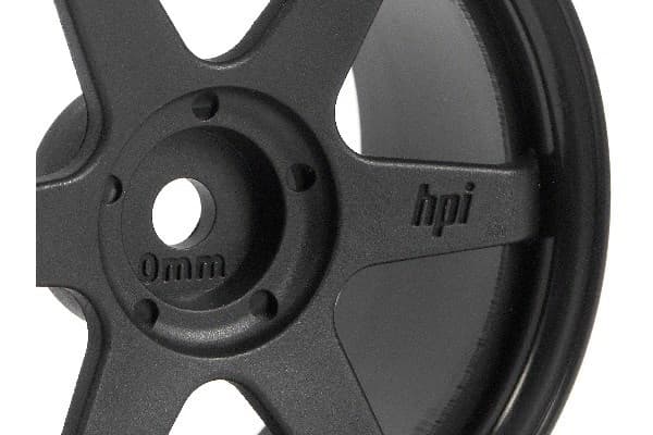 Te37 hjul 26Mm svart (0Mm offset)