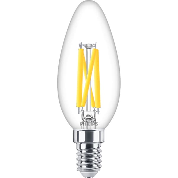 Philips LED E14 Crown 3,4W (40W) Clear Dim WarmGlow 470