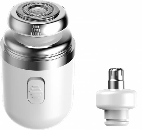 Bærbar mini shaver, hvid