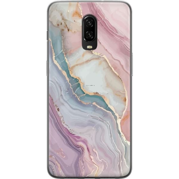 Mobildeksel til OnePlus 6T med Marmor motiv