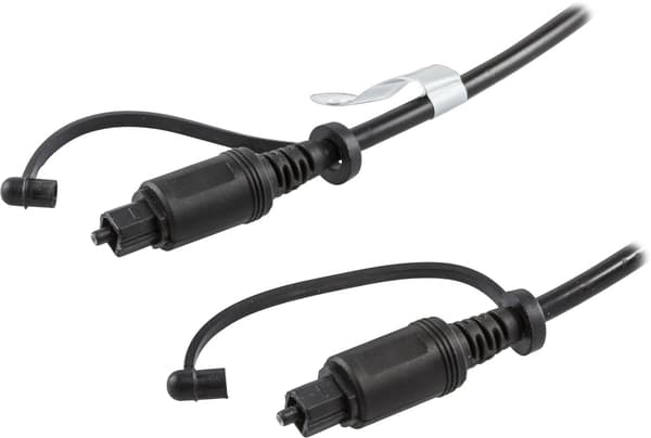 DELTACO optisk kabel til digitalt lyd, Toslink-Toslink, 2m