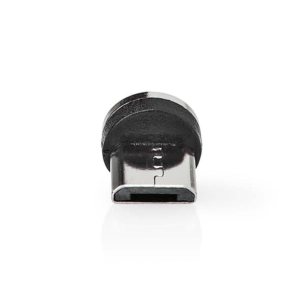 Nedis USB-kabel | USB 2.0 | USB-A Han | USB Micro-B han / USB-C™ Han | 10 W | No Data Transfer | Nikkelplateret | 2.00 m | Runde | Nylon | Sort | Box