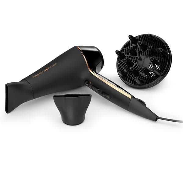 Remington PROLuxe Midnight Edition 2400 W Sort, Guld