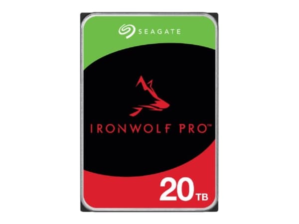 Seagate IronWolf Pro-harddisk ST20000NT001 20 TB 3,5 SATA-600 7200 o/min