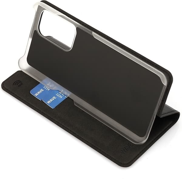 Wave BookCase skyddsfodral, OnePlus 9, svart