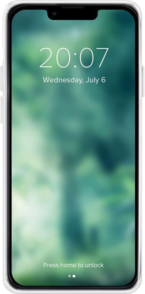 Xqisit Anti Bac Flex-Skal för iPhone 14 Plus, Clear