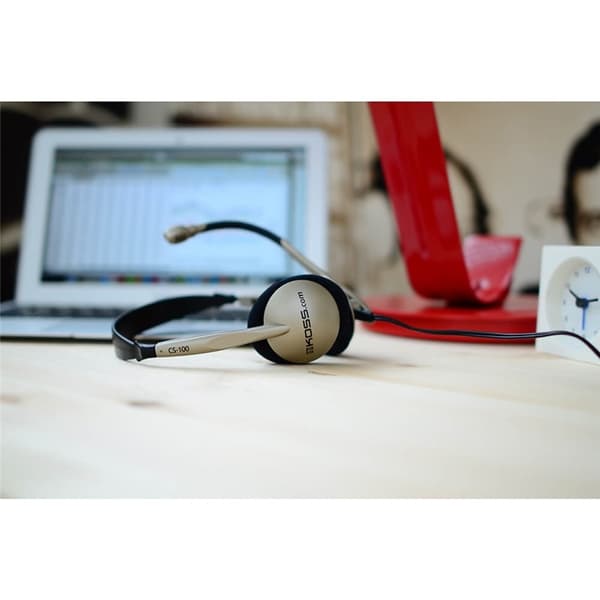 Koss Multimedia Headset CS 100 Guld Sort Mic