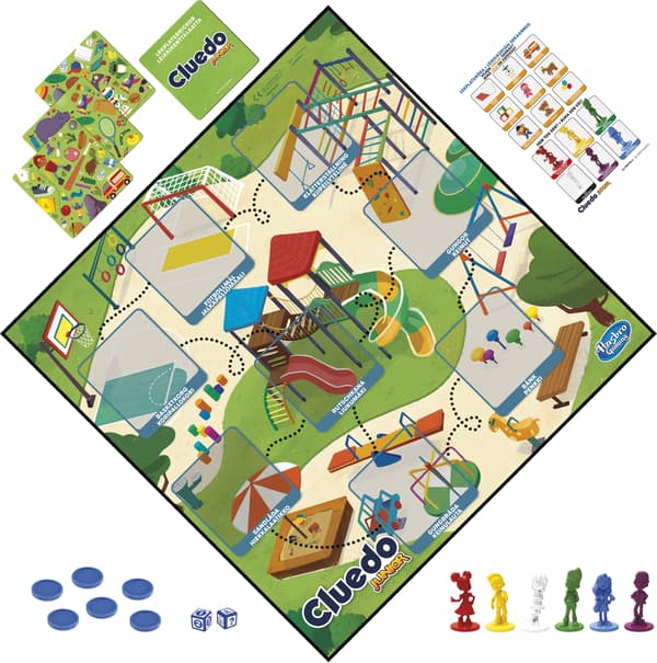 Hasbro Cluedo Junior -lautapeli FI/SE