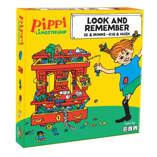 ASTRID LINDGREN Peli Peppi Pitkätossu - Look and Remember