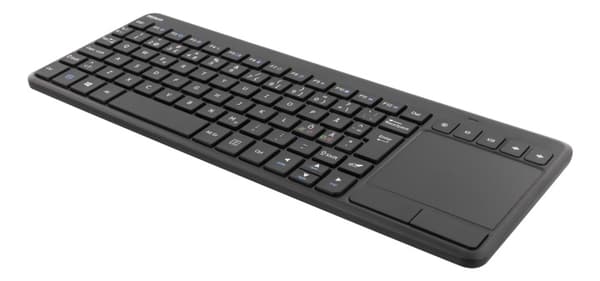 DELTACO Wireless mini kb, USB nano, nordic,86 keys,  black