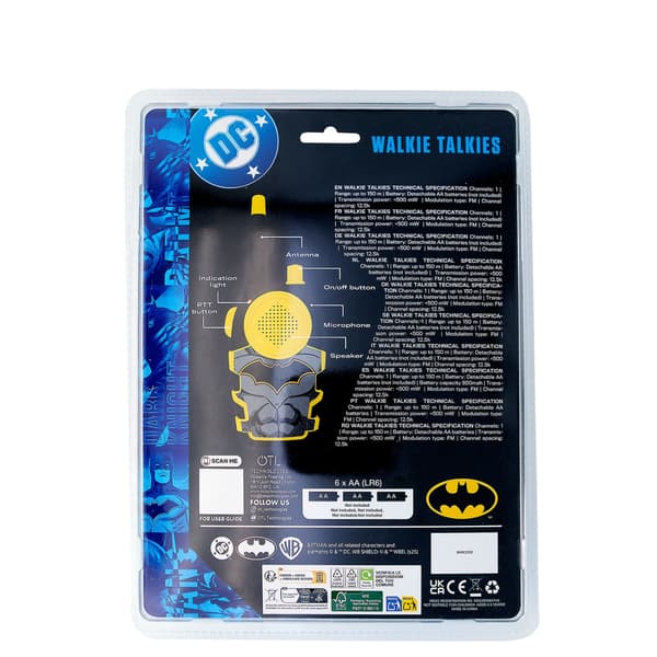 BATMAN Walkie Talkie Batman 150m