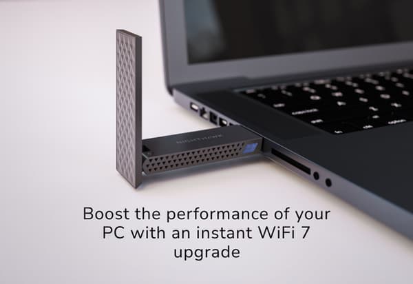 Netgear Nighthawk A9000 WiFi 7 USB 3.0 Adapter, 6.5 Gbps Netgear