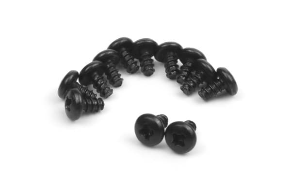 Blackzon Selvgjengende skruer med panhode 2x4mm