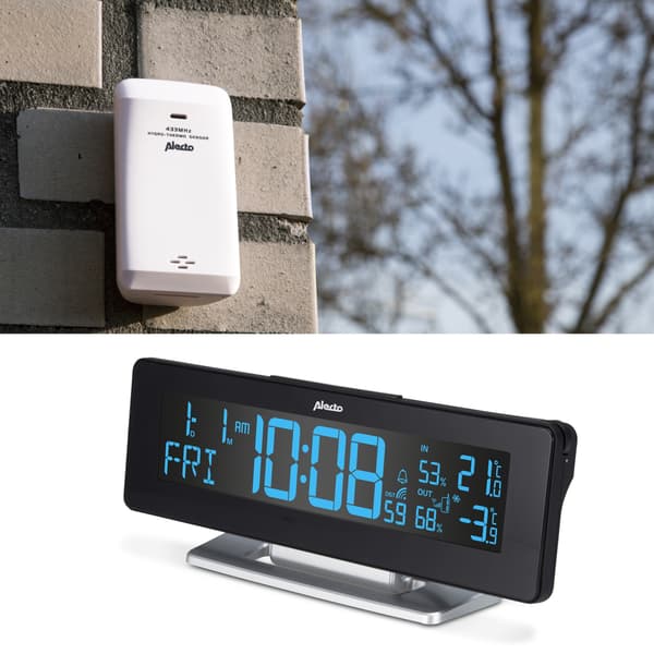 Alecto Digitaalinen herätyskello sääasemalla