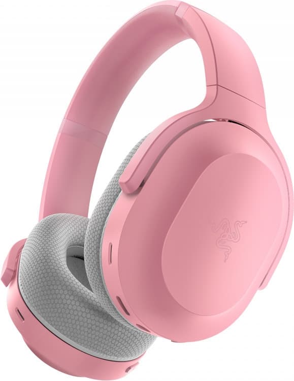 Razer Barracuda trådlösa hörlurar, rosa