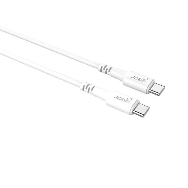 Gear Lader 220V 1xUSB-C Hvit PD/PPS 30W + Kabel USB-C til USB-C