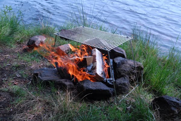 Grillgaller metall 37x25x28 cm