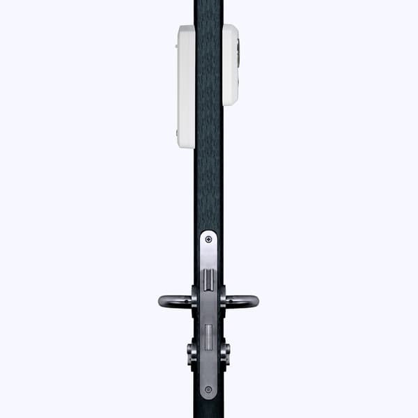 Alecto Digital dørspion med 2,4" display Hvid