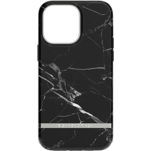 Richmond &amp; Finch iPhone 14 Pro Max-etui, sort marmor