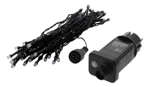 WiFi light chain, 5m, 40 led, adapter,IP44, RGB