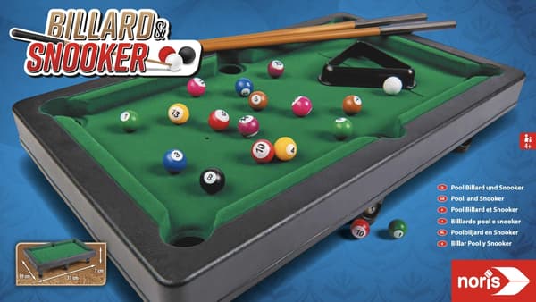 Simba Dickie Noris Pool Billard & Snooker -minibiljardi