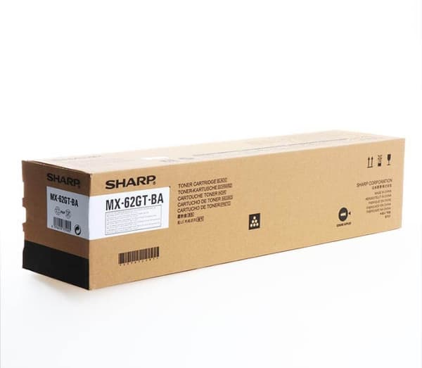 Sharp Toner MX62GTBA MX-62GT Sort