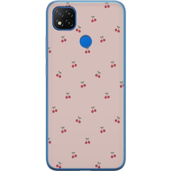 Mobildeksel til Xiaomi Redmi 9C med Kirsebær motiv
