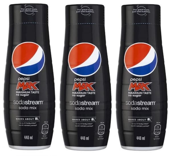 SodaStream Pepsi Max 440ml - Ger 8 liter, , 3-pack