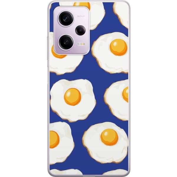 Mobilcover til Xiaomi Redmi Note 12 Pro med Stegte æg motiv