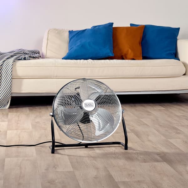 BLACK+DECKER Golvfläkt 60W Svart