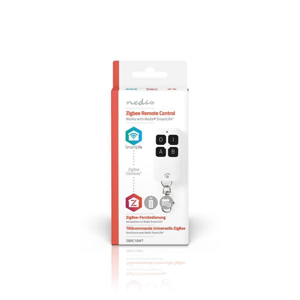 Nedis SmartLife Fjärrkontroll | Zigbee 3.0 | Antal knappar: 4 | Android™ / IOS | Vit