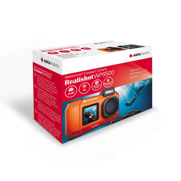 Agfa Digitalkamera WP9500 CMOS WP Fuld HD Orange