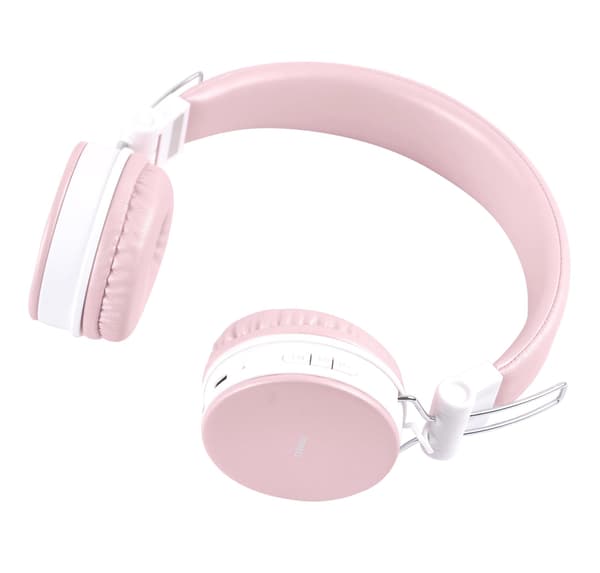 STREETZ Foldable on-ear BT headset, 3.5 mm, pink