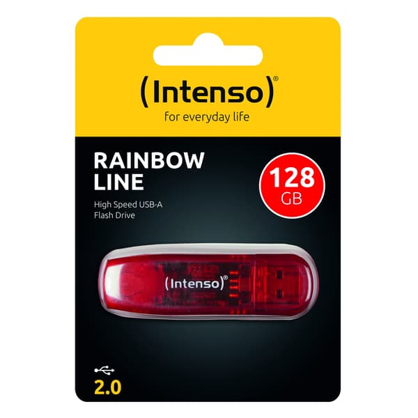 Intenso Rainbow Line 128 GB Red Intenso